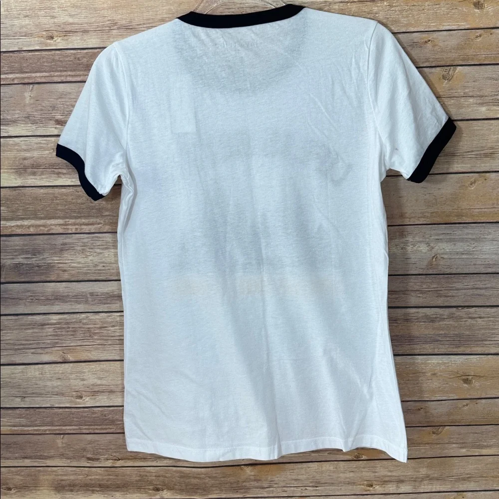 Love Tribe White Tee with Camping Stars Graphic - Picture 3 of 7